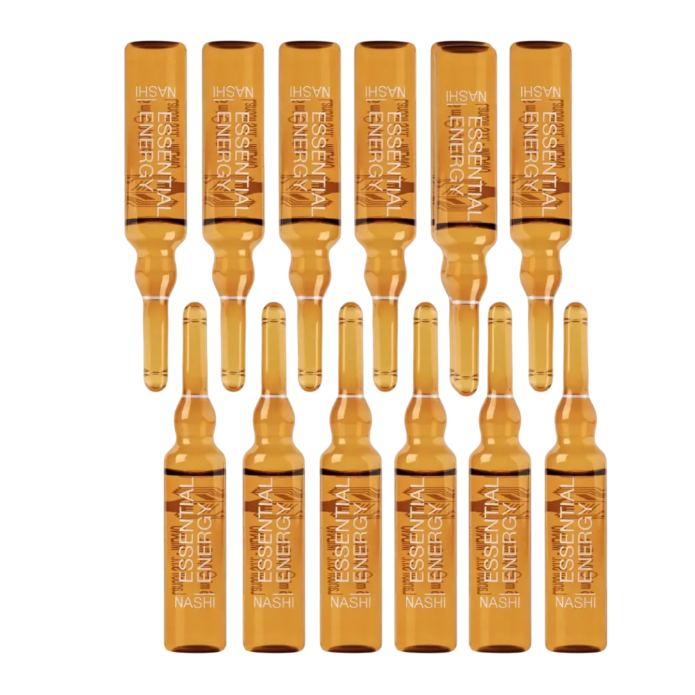 NASHI ARGAN Essential Energy Fortifying Intensive Treatment 12x6ml - Зміцнююча інтенсивна програма проти випадіння - фото №1